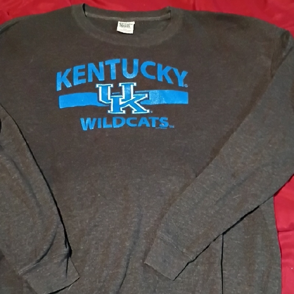 (06)Kentucky Wildcats Charcoal Long Sleeve Shirt